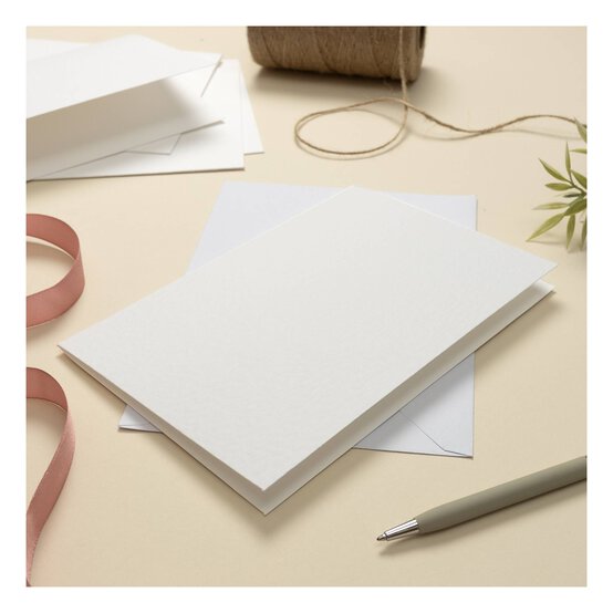 Hammered Cards and Envelopes 5 x 7 Inches 20 Pack image number 2