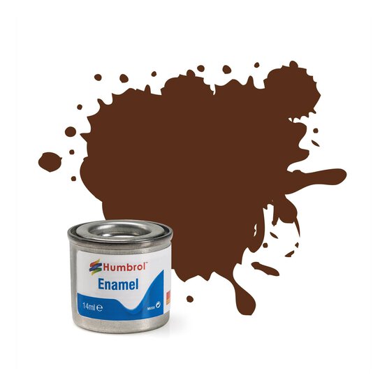 Humbrol 160 German Camo Red Enamel Matt Paint 14ml  image number 1