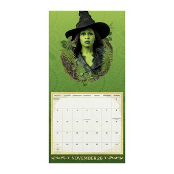 Wicked For Good Wall Calendar 2026