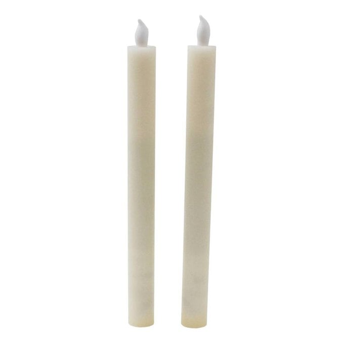 Flickering Taper LED Candles 2 Pack image number 1