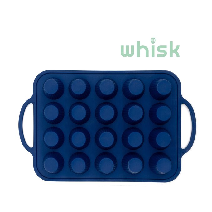Whisk Mini Muffin Wireframed Silicone Bakeware 20 Wells image number 1