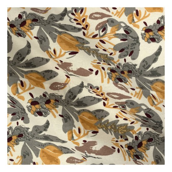Leaf Print Cotton Fat Quarters 4 Pack image number 3