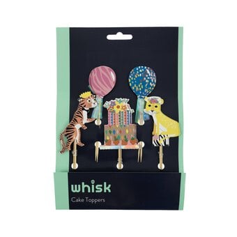 Whisk Animal Cake and Balloon Cake Toppers 10 Pieces image number 6