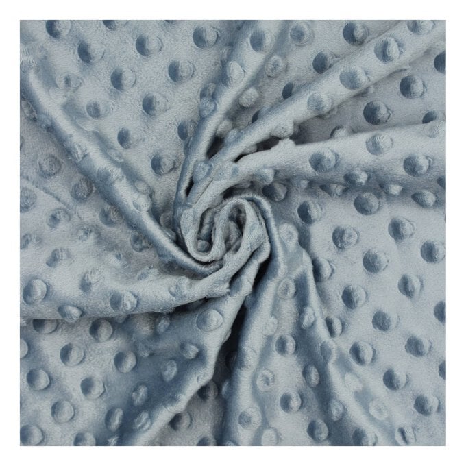 Light Denim Soft Dimple Fleece Fabric by the Metre image number 1