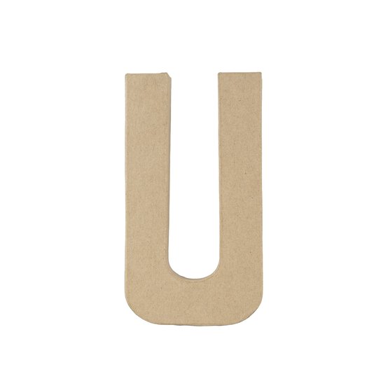 Mache Letter U 20cm image number 4