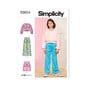 Simplicity Children’s Separates Sewing Pattern S9654 (3-6) image number 1
