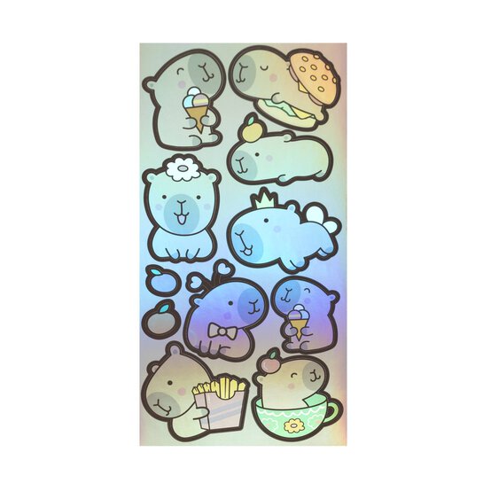 Capybara Bottle Stickers image number 3