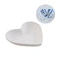 Unglazed Ceramic Heart Trinket Dish 12cm image number 1