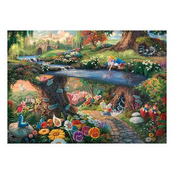 Schmidt Thomas Kinkade Disney Alice in Wonderland Jigsaw Puzzle 1000 Pieces
