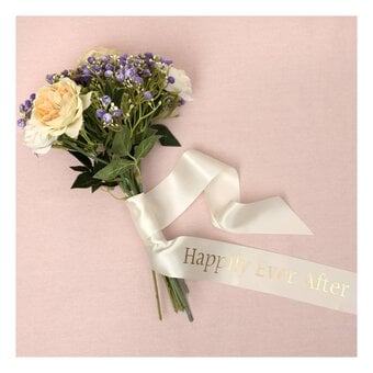 Create & Celebrate Happily Ever After Bouquet Ribbon 5cm x 1m