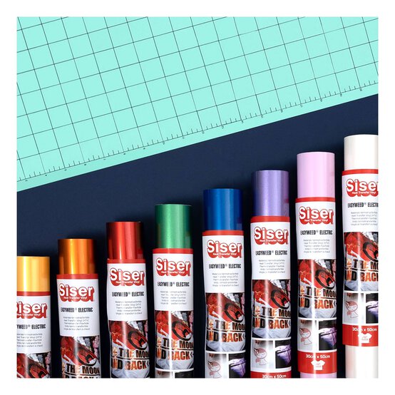 Siser Purple Easyweed Electric Heat Transfer Vinyl 30cm x 50cm image number 6