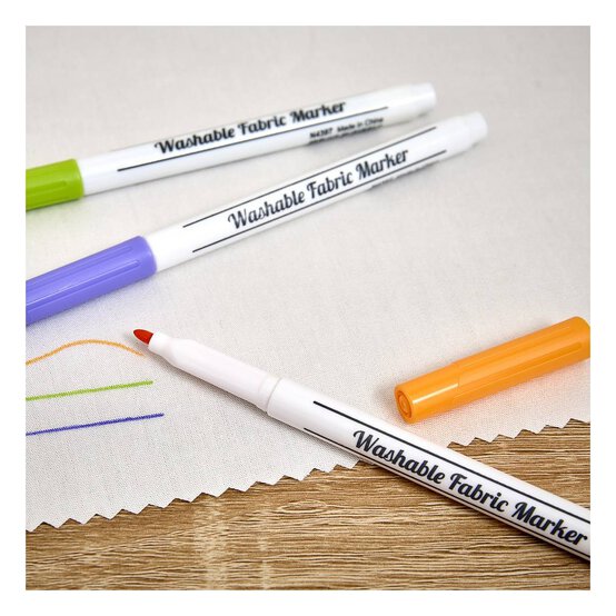 Assorted Washable Fabric Marker image number 3