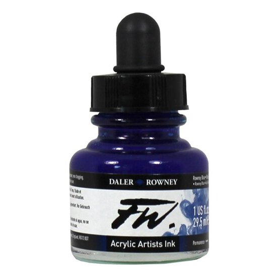 Daler-Rowney Blue FW Artists Ink 29.5ml image number 1
