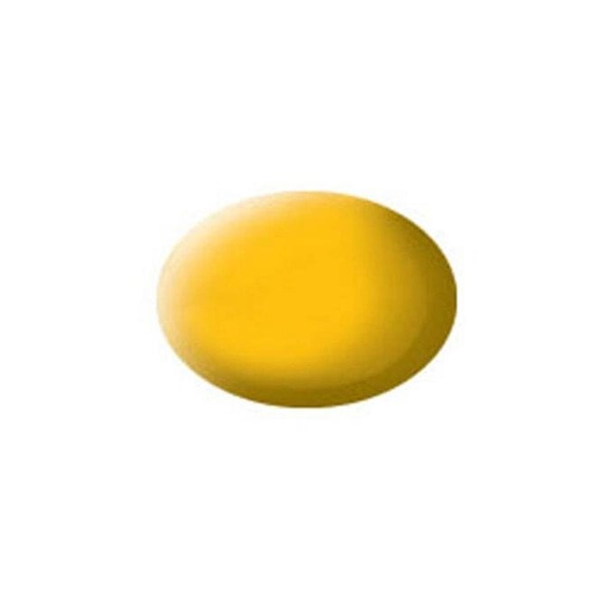 Revell Yellow Matt Aqua Colour Acrylic Paint 18ml (115) image number 1