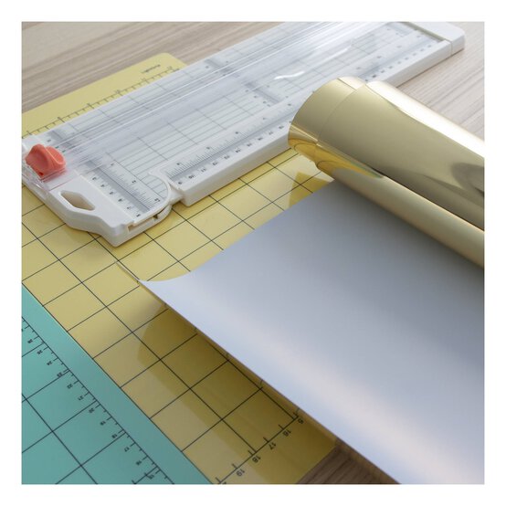 Metallic Gold PU Iron-On Vinyl 12 x 24 Inches