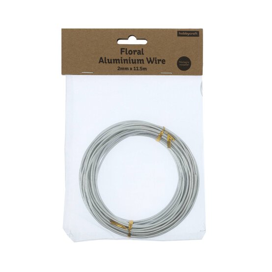 Silver Aluminium Wire 2mm x 11.5m image number 4