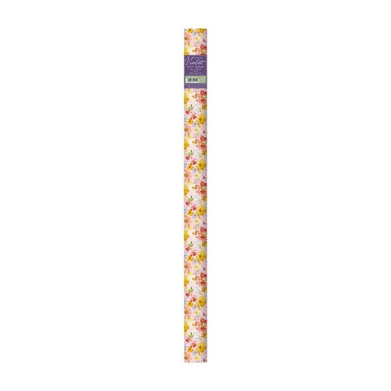 Saffron Floral Gift Wrap 70cm x 2m image number 1