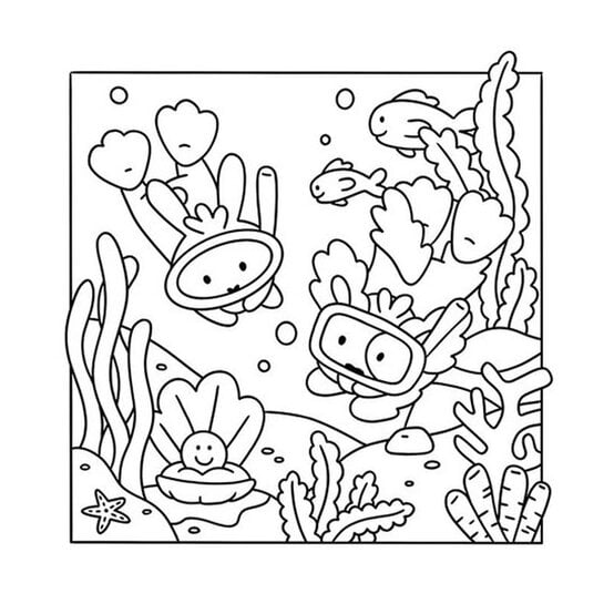 My Little Cosy Life Cuties Colouring Book image number 2