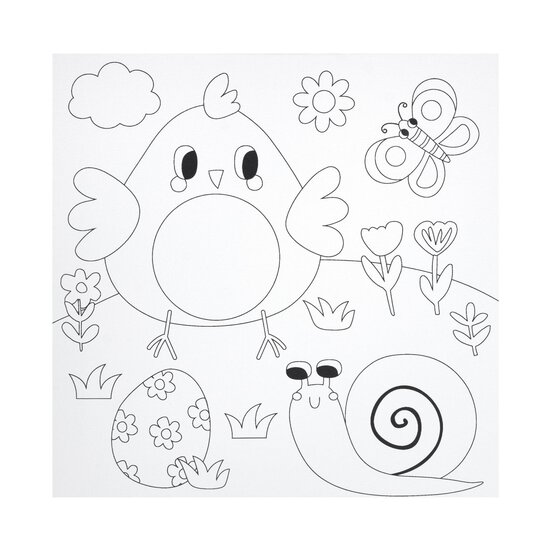 3D Easter Chick Canvas Kit image number 4