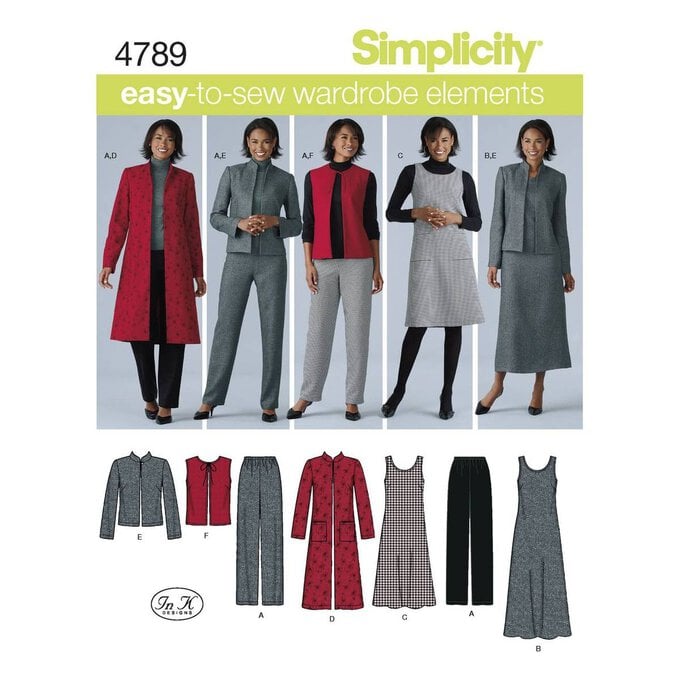Simplicity Women's Separates 10 to 18 Sewing Pattern 4789 image number 1