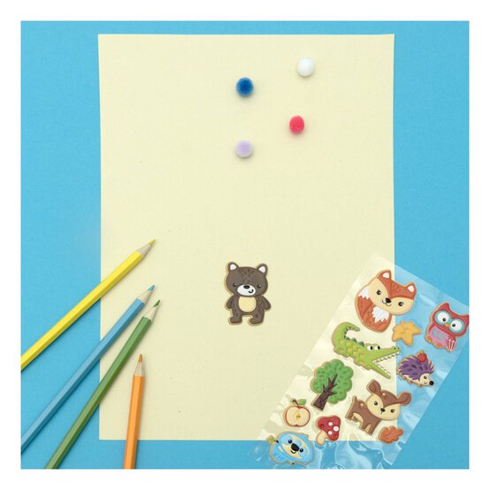 Forest Friends Puffy Stickers image number 2