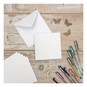 White Cards 5 x 5 Inches 100 Pack image number 2
