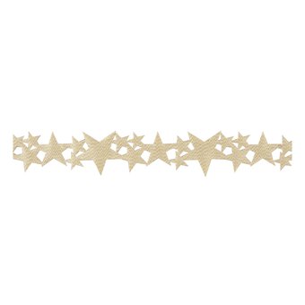 Metallic Star Trim 35mm x 3m