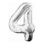 Extra Large Silver Foil 4 Balloon image number 1