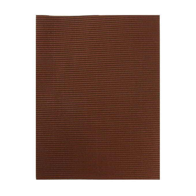 Brown Corrugated Foam Sheet 22.5cm x 30cm image number 1