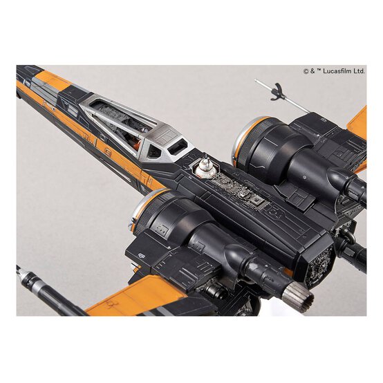 Revell Bandai Poe&rsquo;s X-Wing Fighter Model Kit 1:72 image number 6