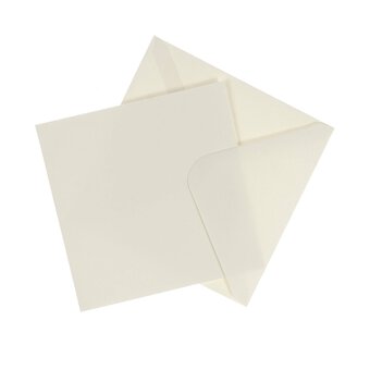 Ivory Cards 4 x 4 Inches 50 Pack