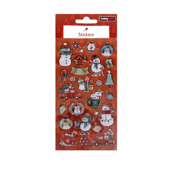 Snowman Stickers  image number 3