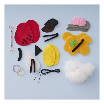 Make Your Own Felt Bug Decorations 3 Pack