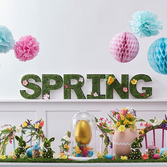 How to Make Spring Grass Letters