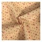 Apricot Cherries Polycotton Print Fabric by the Metre image number 1