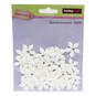 White Paper Star Florettes 40 Pack image number 2