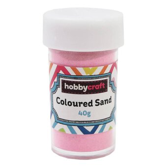 Dusky Pink Coloured Sand 40g