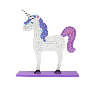 Decorate Your Own 3D Mosaic Unicorn