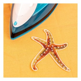 Starfish Iron-On Patch
