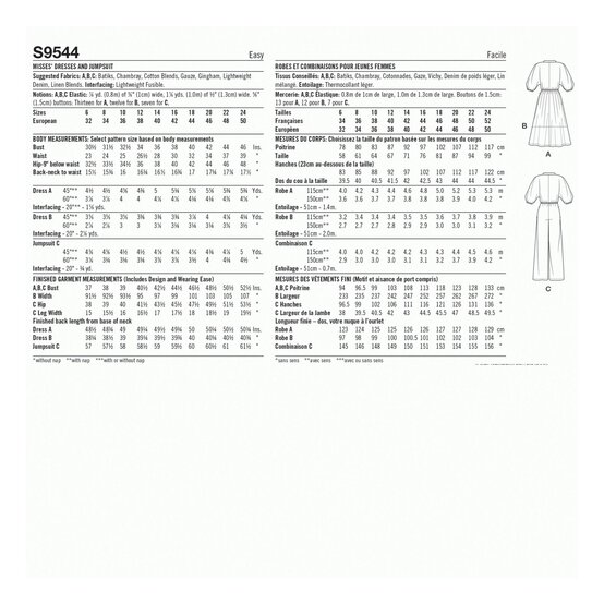Simplicity Dresses and Jumpsuit Sewing Pattern S9544 (16-24) image number 5