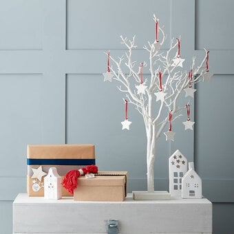 Decorative White Twig Tree 76cm image number 6