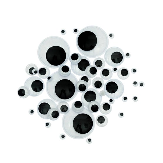 Self-Adhesive Googly Eyes 100 Pack image number 1