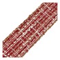 Red Sparkle Tartan Wire Edge Ribbon 63mm x 3m image number 3