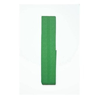Emerald Poly Cotton Bias Binding 25mm x 2.5m