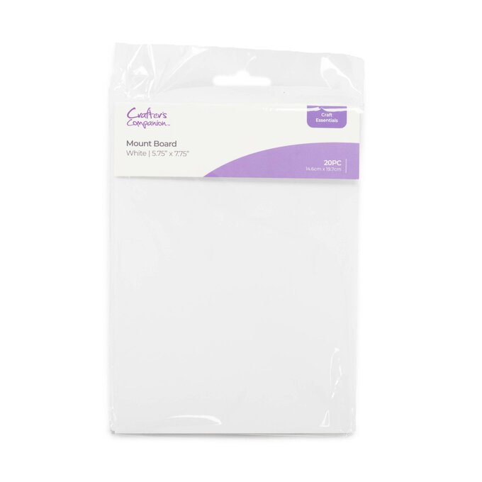 Crafter’s Companion Mount Board 20 Pack | Hobbycraft