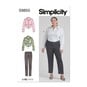 Simplicity Women's Top and Trousers  Sewing Pattern S9855 (W2 20W-28W) image number 1