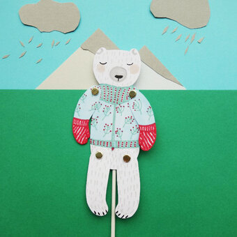 How to Make Paper Bear Puppets