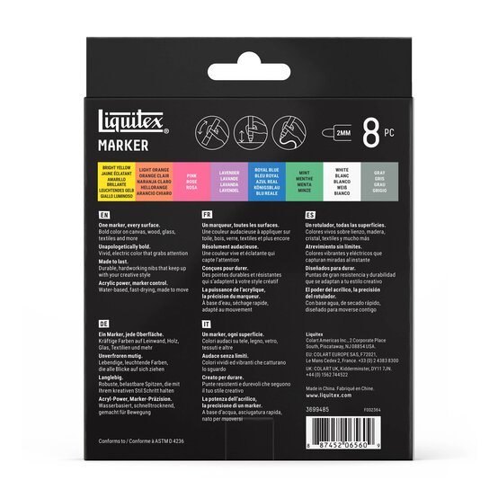 Liquitex Dreamscape Markers 2mm 8 Pack image number 5