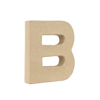 Mini Mache Letter B 10cm