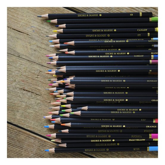 Shore & Marsh Assorted Colouring Pencils 36 Pack image number 2
